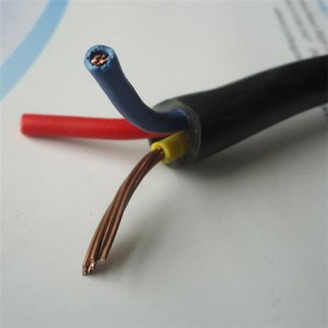 0,6 / 1kv 3 X 6 мм2 LV Силовой кабель с изоляцией из ПВХ Твердый / многожильный проводник